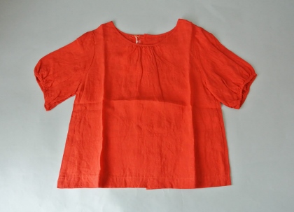 ヤンマ産業 赤キュロット YAMMAのお洋服 リネンキュロットパンツ